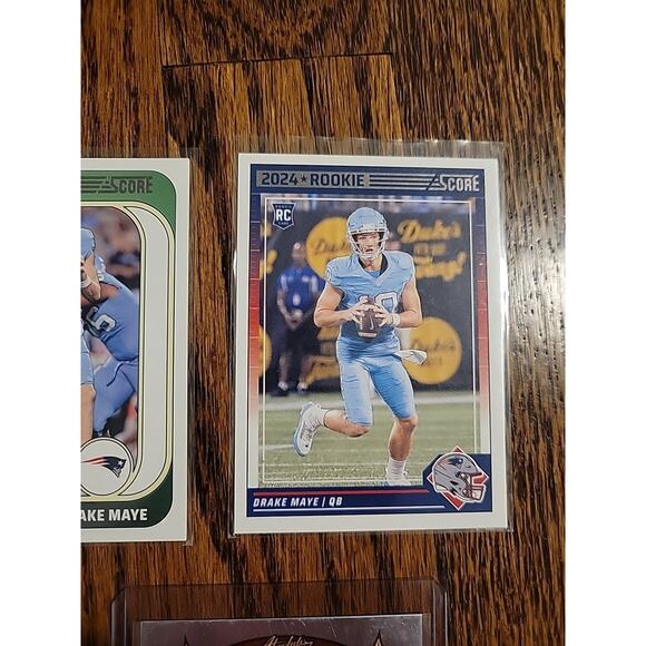 2024 Drake Maye Rookie Card Lot (7) Cards New England Patriots Football - Picture 5 of 10